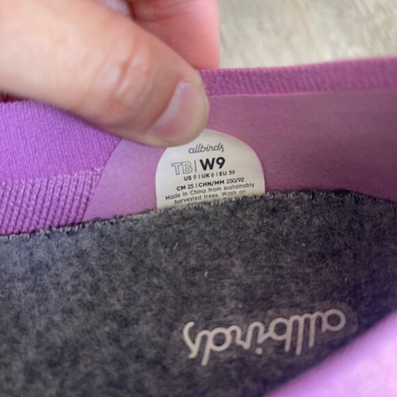 Allbirds Women's Flats in Lavender - Picture 3 of 7